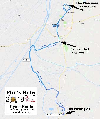 Bicycle route thumb to main bicycle route poster