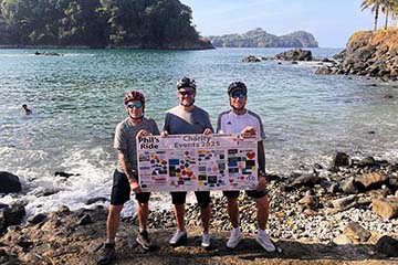 The Boys at Costa Rica Coast Finish line