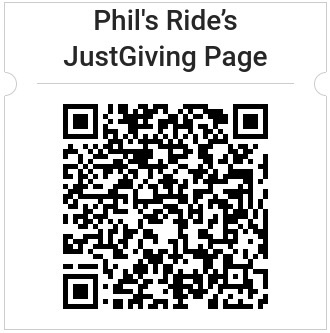QR Code for JustGiving donation page